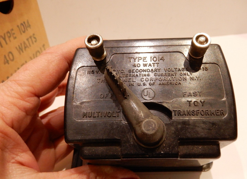 LIONEL 1014 Multi Volt Transformer 40 Watt with Original Box -Untested 1955