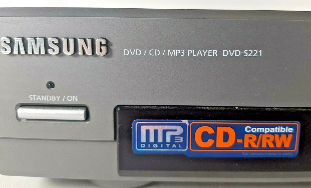 Samsung DVD-S221 DVD Player Silver No Remote