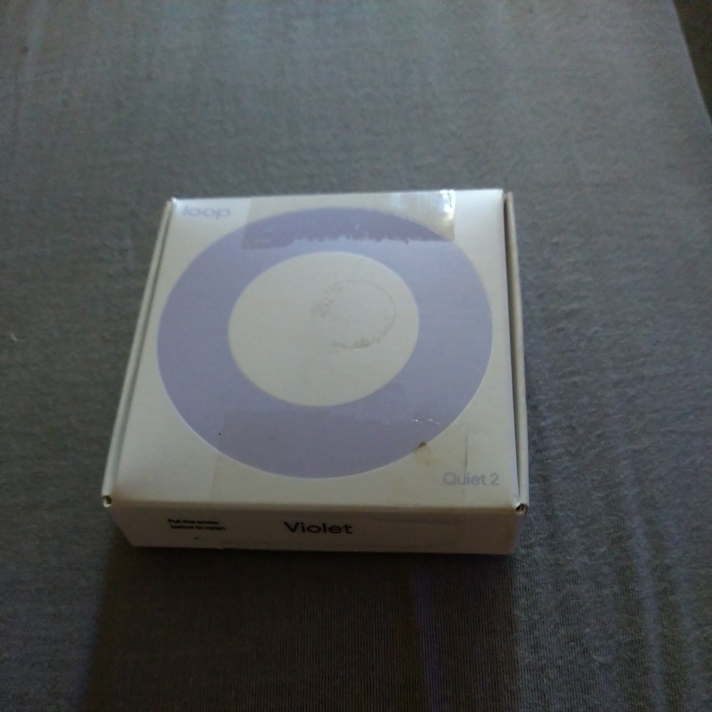Loop Quiet 2 Earplugs Noise Reducing Ear Plugs VIOLET 14 Db Open Box