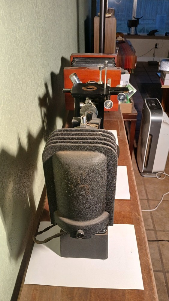 Bausch and Lombe Vintage Metallurgical Analytical Microscope
