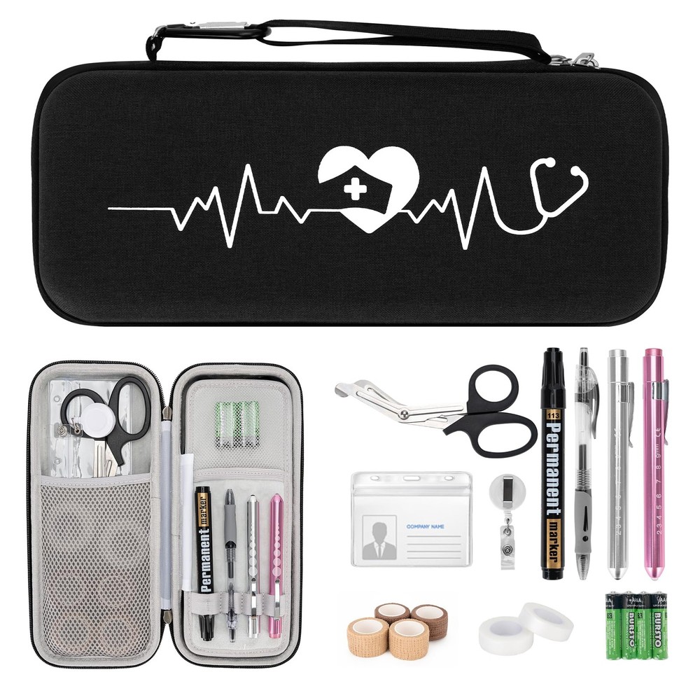 17 pcs Stethoscope Case Kit, Nursing School Essentials Include Stethoscope Ca...