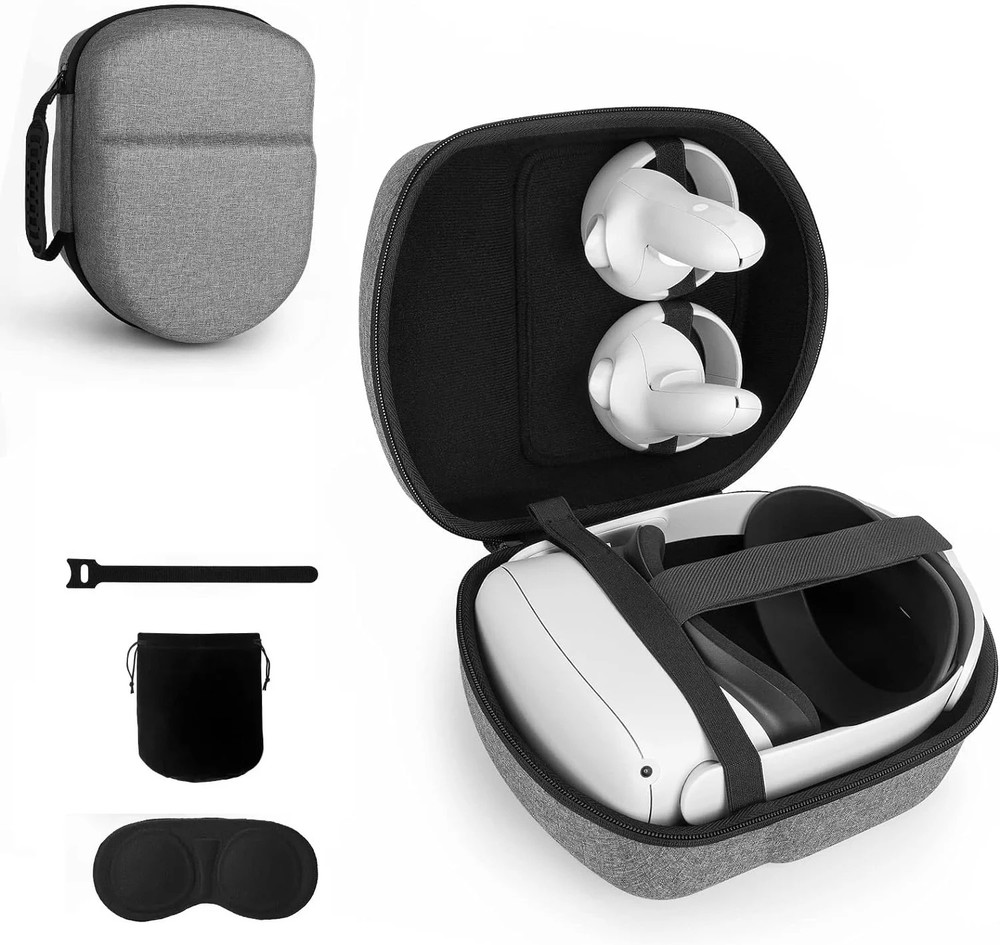 Quest 2/3 VR Headset Storage Bag, Protective Case for Meta Quest VR Glasses
