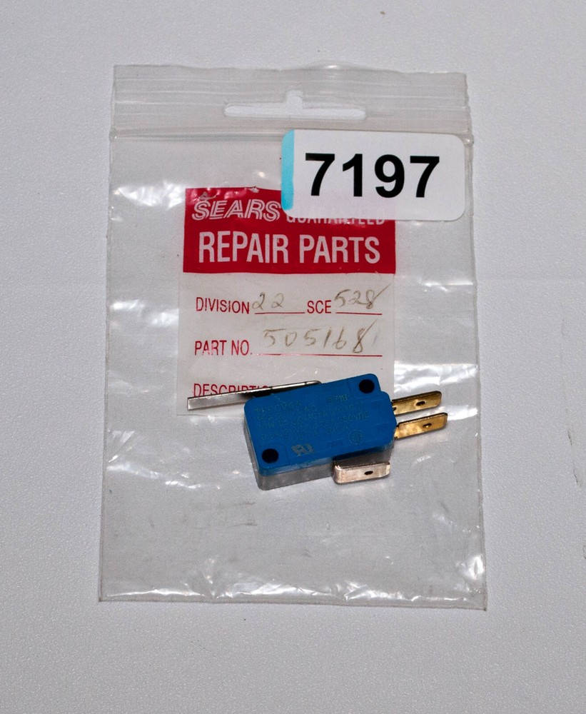 Sears 505167 Microwave Switch w/ Lever - 2 pack -