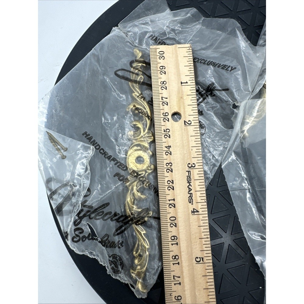 Stylecraft New Solid Brass Drawer Pulls Hecho En Mexico. Quality Handcrafted