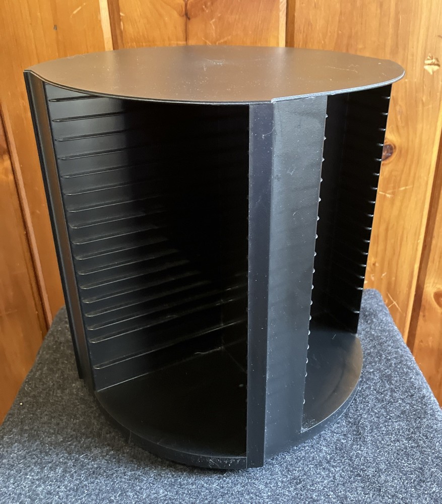 80 CD Carousel Rotating Spinning Plastic Storage Tower Rack