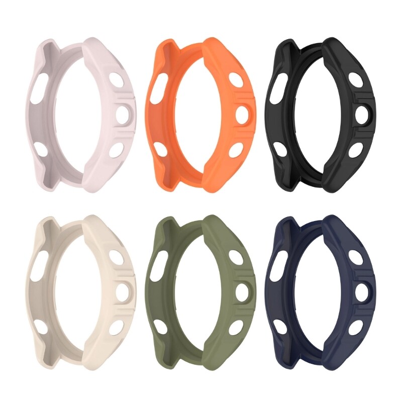 For Garmin-Forerunner 965 Watch Shockproof Antiscratch Cover Frame-Bumper Sleeve
