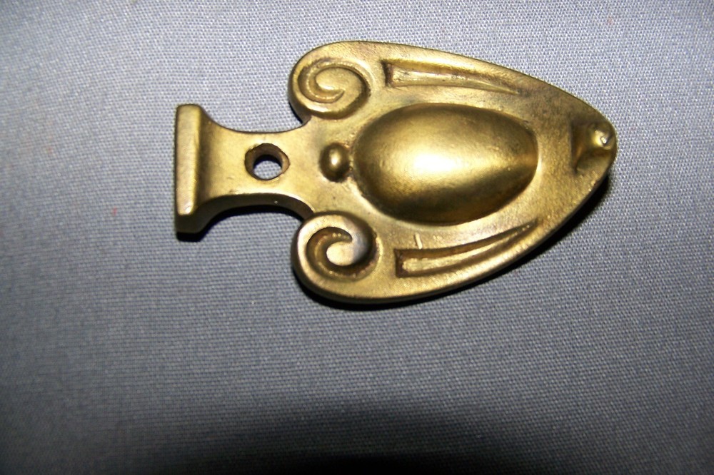Single, Vintage, Cast Brass, CURVED, Ormolu - SEE INFO