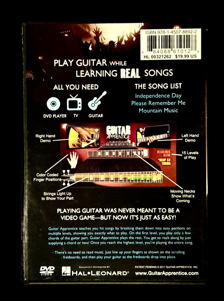 Guitar Apprentice: Country: 3xDVDs