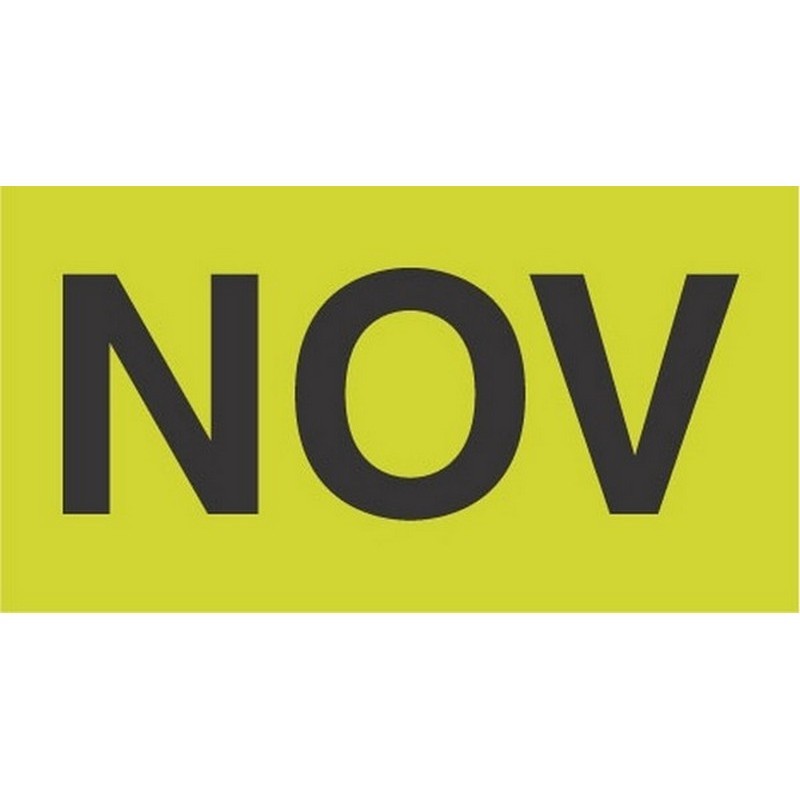 2" x 3" November Labels (500 per Roll)