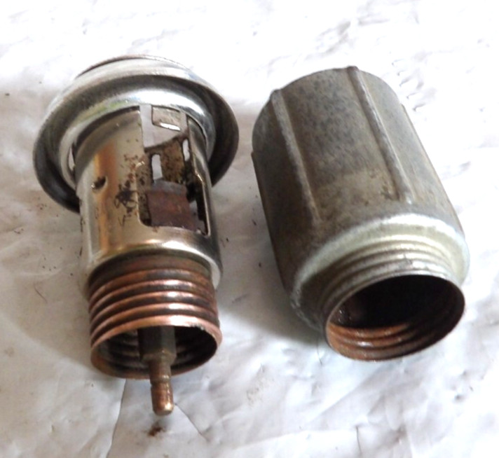 Original 1965 66 Chevy Impala Cigarette Lighter Socket with Trim Bezel