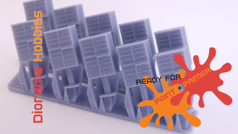 Modern Mailbox Cluster - HO, N, S and O Scale