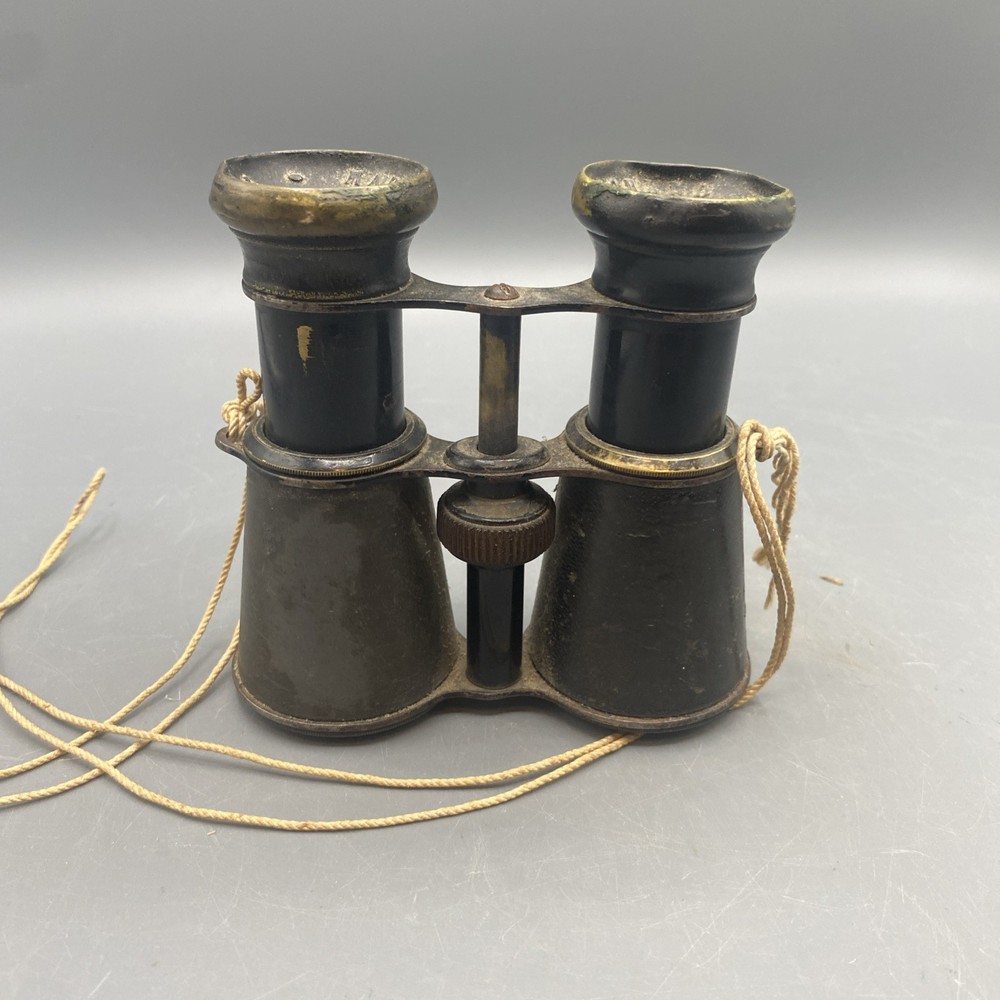 WWI Marchand Paris Field Binoculars Adjustable 3.5”-5”