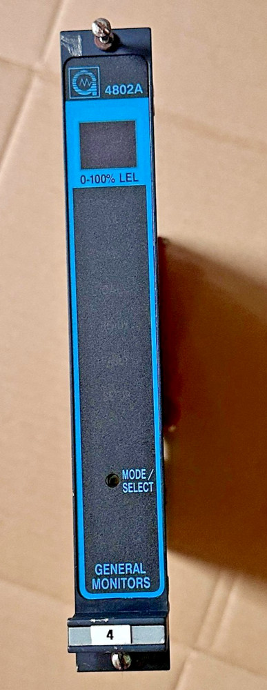 General Monitors 4802A ,single-channel Combustible Gas Control Module