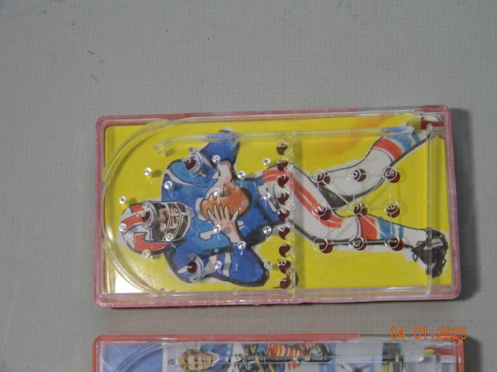 Pair Handheld Mini Pocket Games 1976 Bluebox
