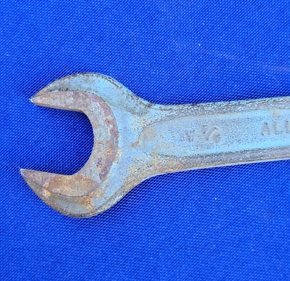 Vintage HIT - 17mm Offset Handle Open End Wrench Mechanic Tool West Germany