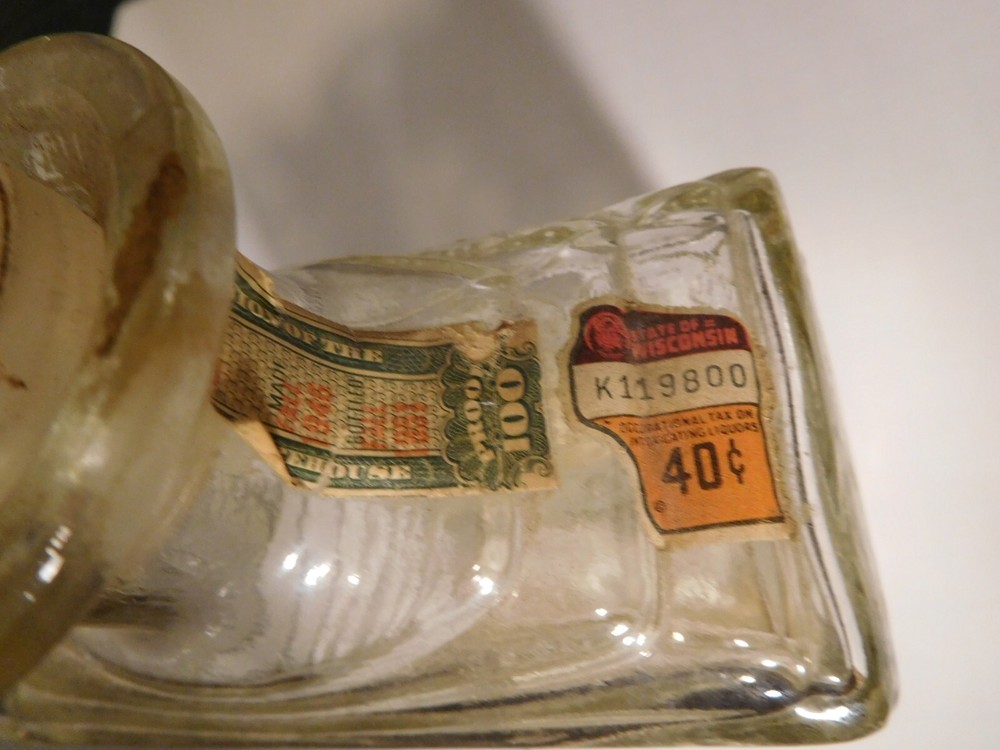 Vintage JW Harper Empty Bourbon Bottle