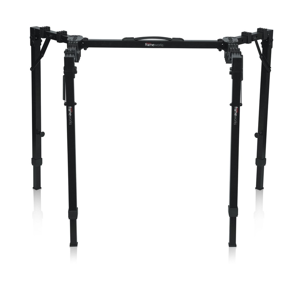 Gator Frameworks Adjustable T-Stand Folding Workstation or Keyboard Stand; We...