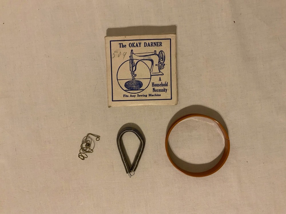 Vintage The Okay Darner Sewing Machine Accessory