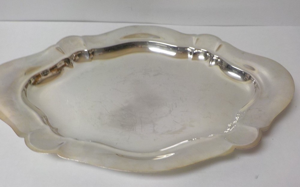 Reed & Barton Sterling Silver 17.5" Tray #800, c. 1934