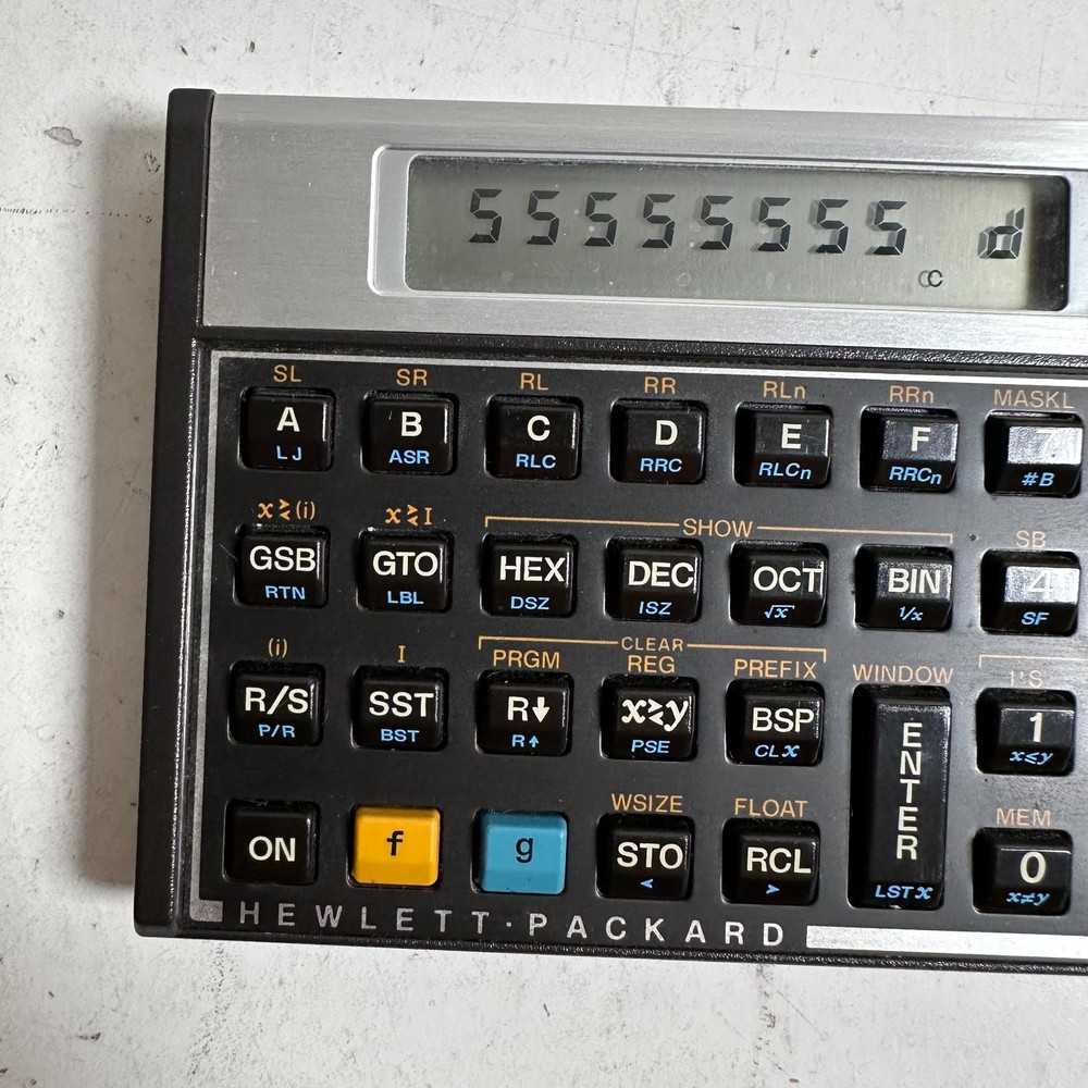 Vintage Hewlett-Packard 16C Computer Programmable Scientific Pocket Calculator