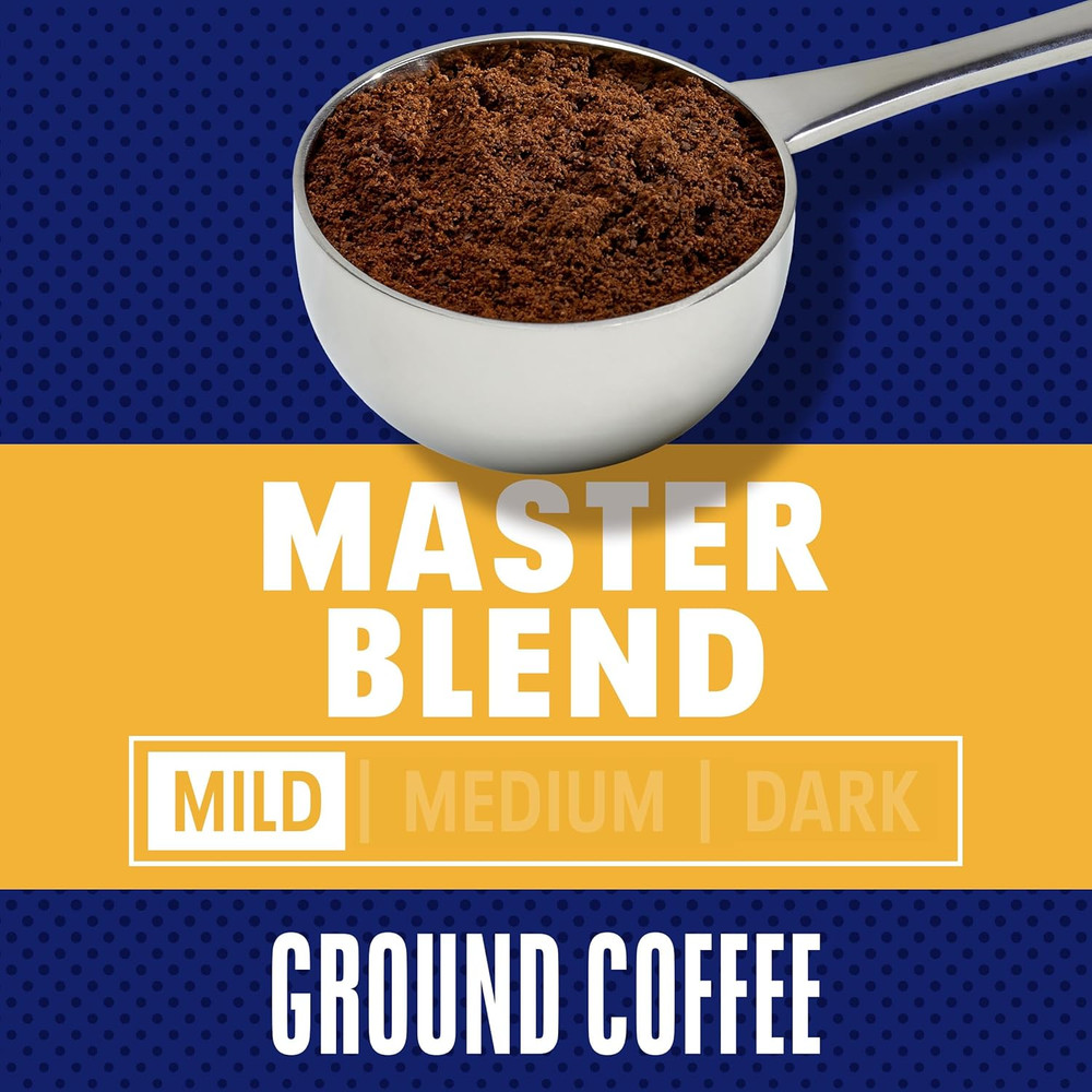 Master Blend Mild Roast Ground Coffee, 26.8 Oz Canister