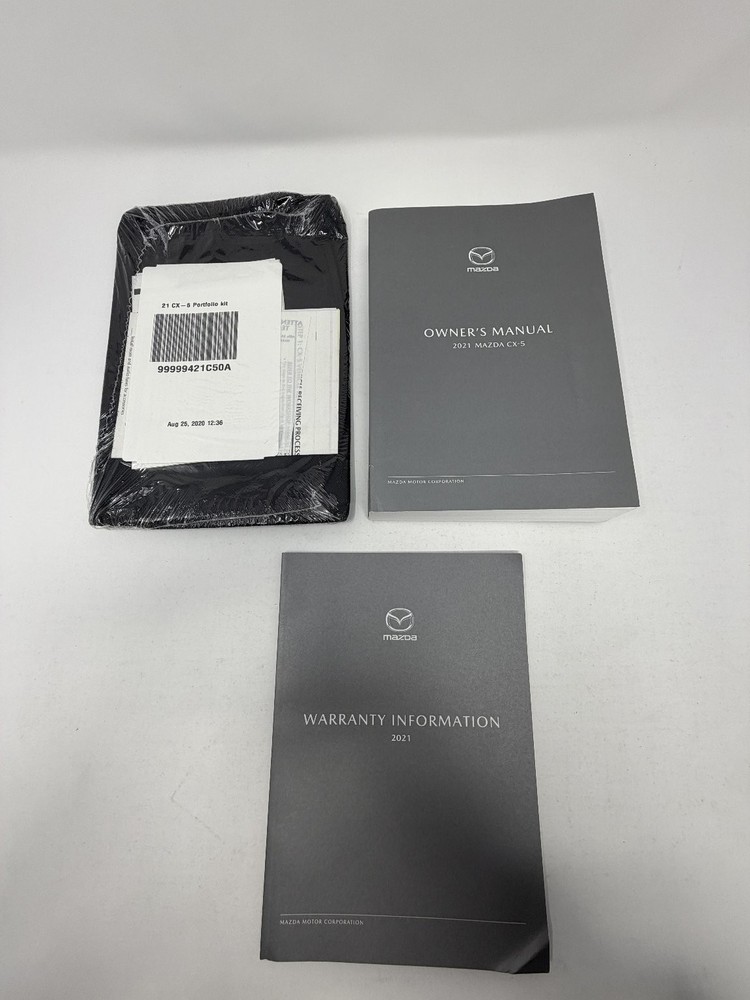 2021 Mazda CX-5Owners Manual OEM Complete Set