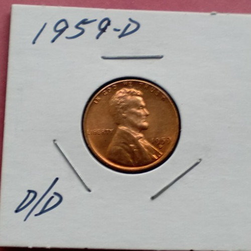 1959-D/D MINTMARK RPM UNC