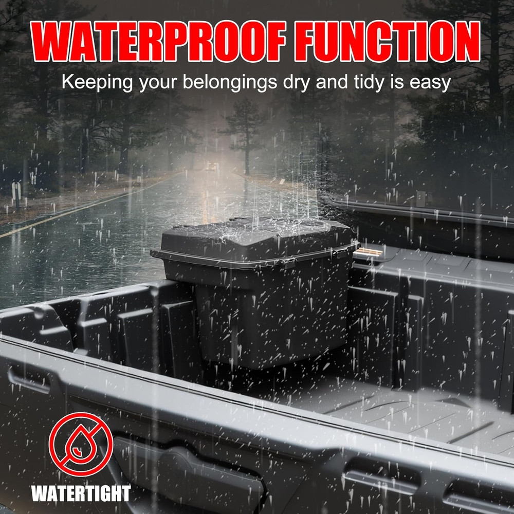 20L Waterproof UTV Cargo Box for Can-Am Defender/Commander with Tool Tray