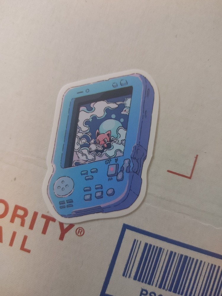 Pokemon Handheld Gaming Console Decal Sticker