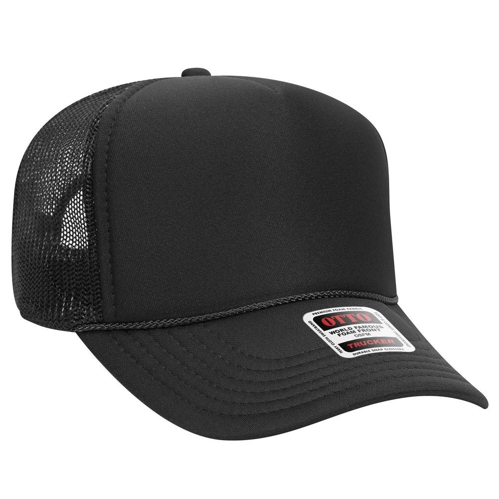 OTTO CAP 5 Panel Mid Profile Mesh Back Trucker Hat - 32-467