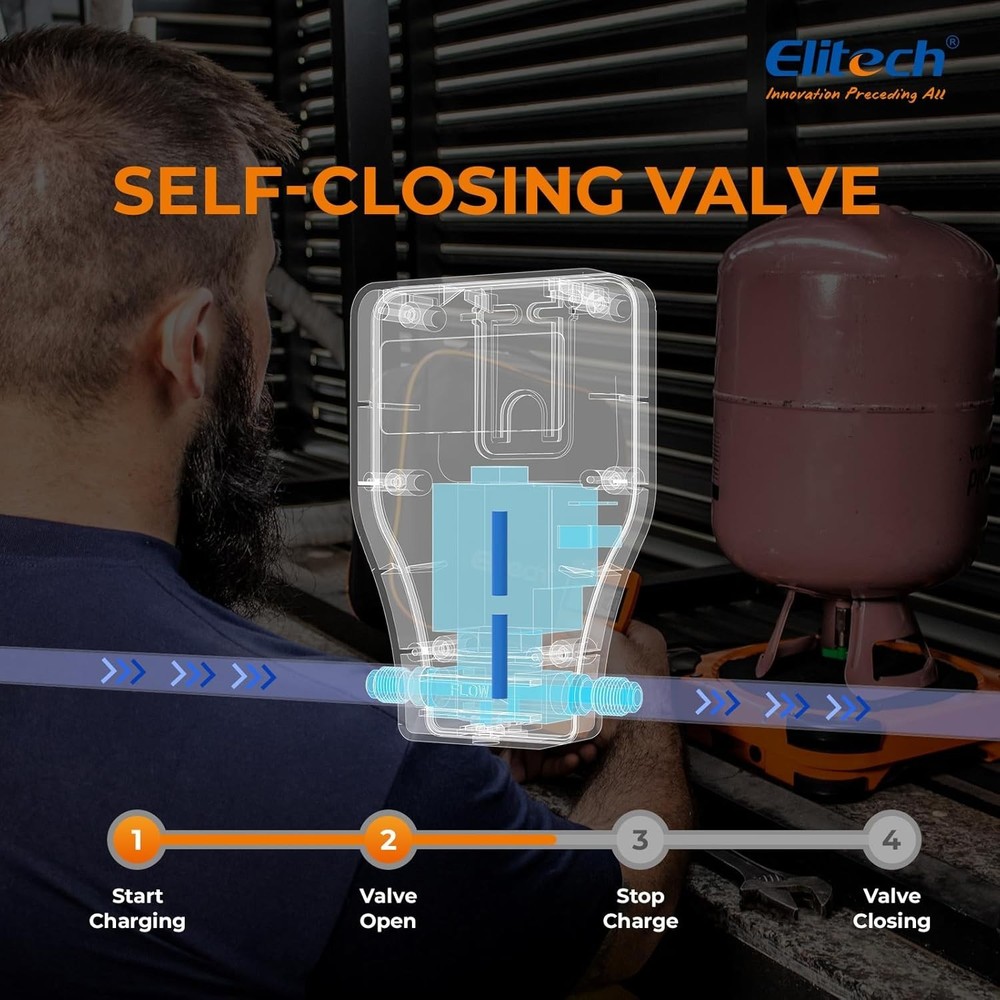 Charging Valve Electronic Refrigerant Scale