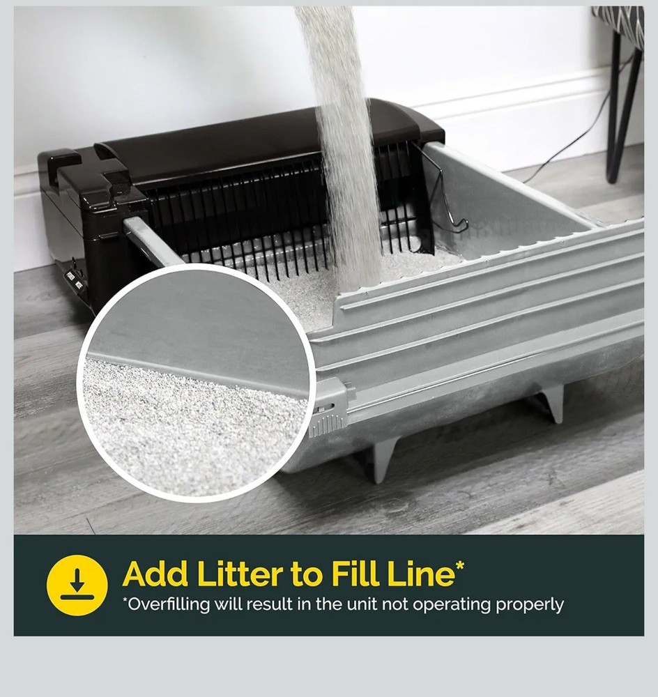 Self-Cleaning Cat Litter Box with Quiet Operation & Carbon Filter