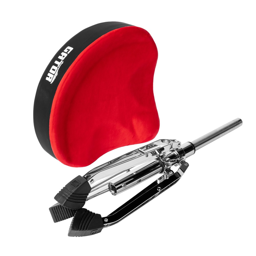 Gator GP-DTH-ASD Percussion Saddle Drum Throne, Red