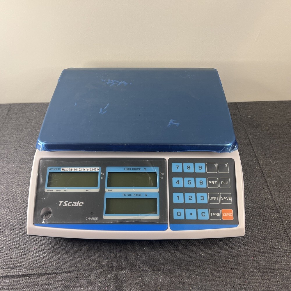 T-Scale ZTP30 Base Price Computing NTEP Package Dual Sided LCD Display READ