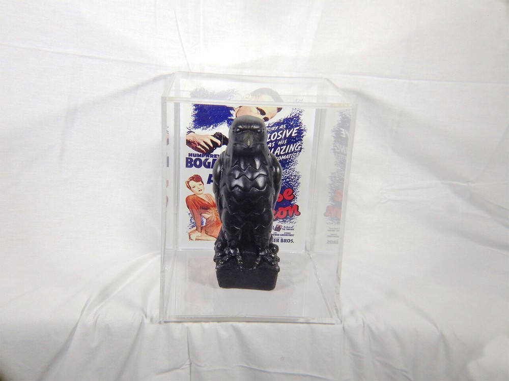 The Maltese Falcon, Real Prop Replica, Solid Resin, Acrylic Box Case, Book