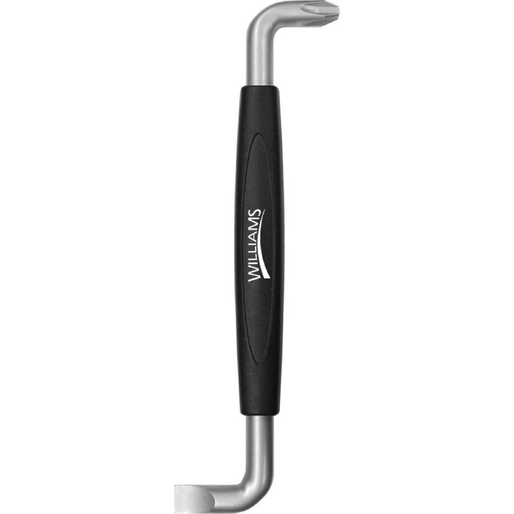 Offset Slotted and Phillips Screwdrivers, Cushion Grip Handle, Williams