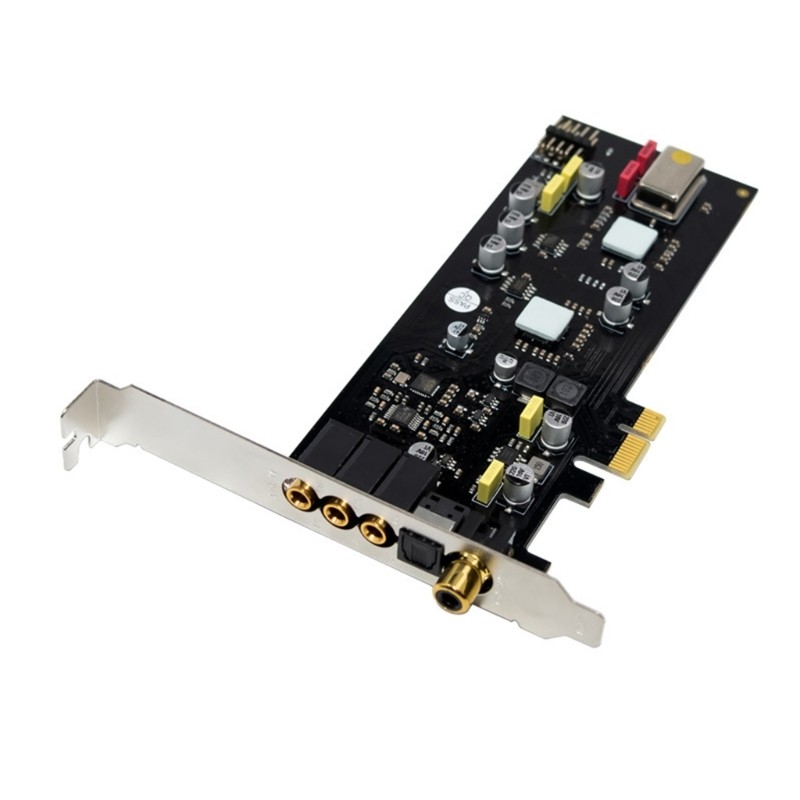 Professional PCIe Digital Sound Card Low Latency Bracket for Studio Recording