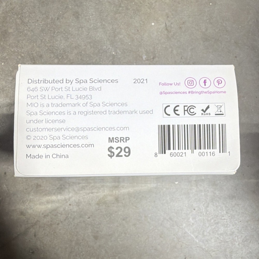 Spa Sciences MIO Diamond Microdermabrasion Rechargeable LCD Screen 5 Speed Pink
