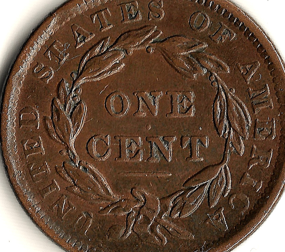 1838 Coronet Head ** Very Nice ** Large Cent