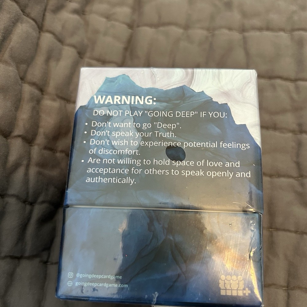 New Going Deep Card Game Meaningful Connections