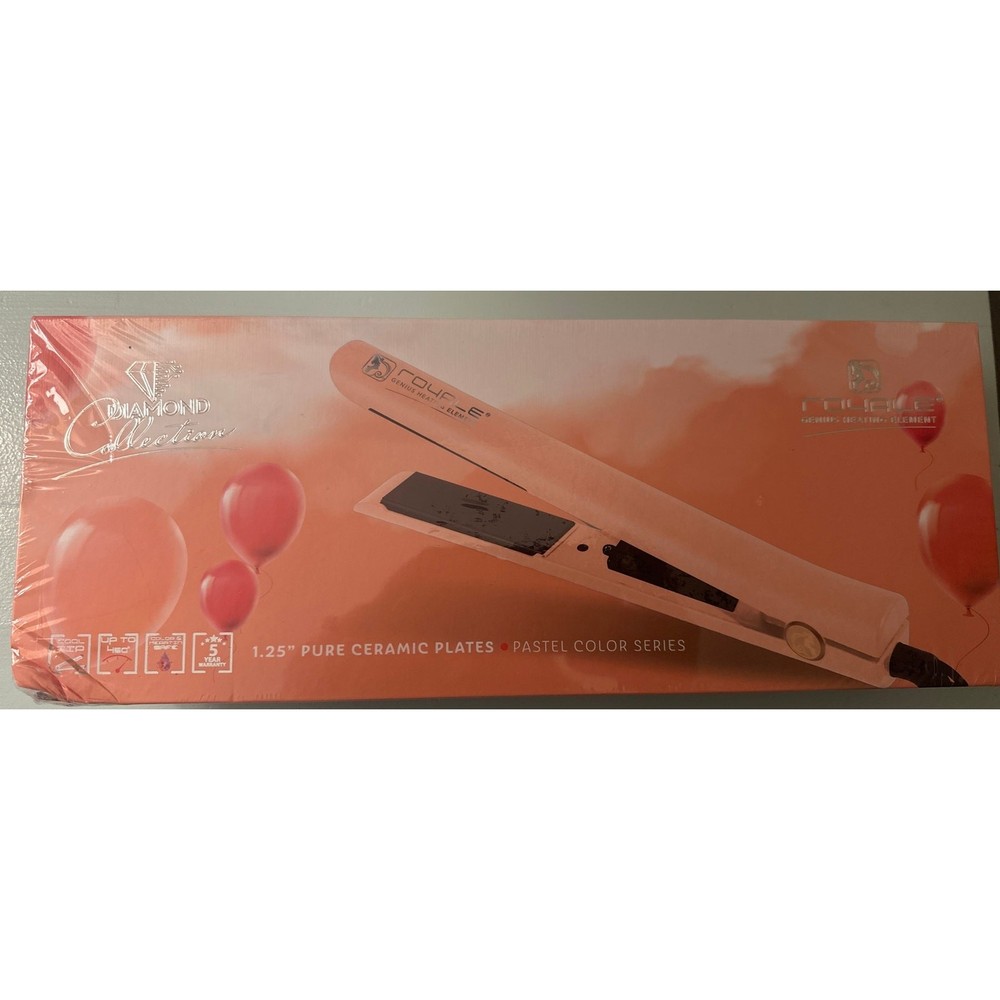Royale Genius Heating Element Flat Iron 1.25” Ceramic Plates SEALED