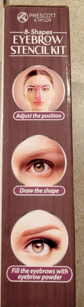 8 Shapes Eyebrow Shaping Stencils Grooming Shape Template Makeup Tool Kit