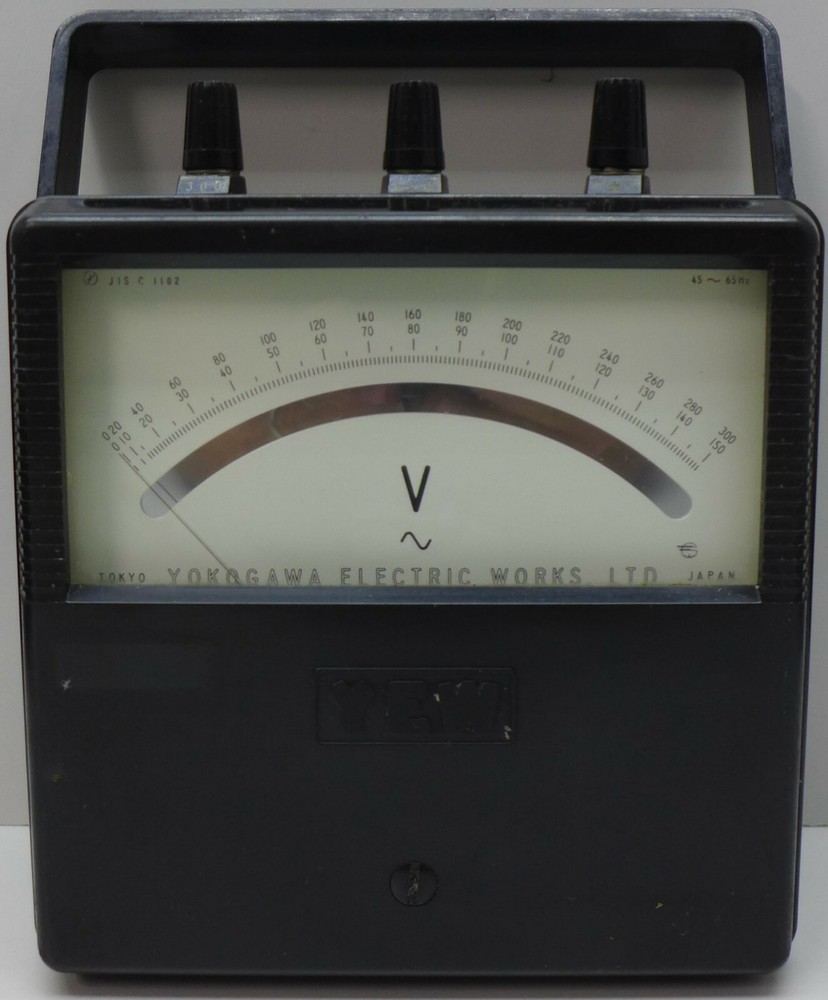 Yokogawa AC Volt Meter Model 2013 #2 Tested and Working