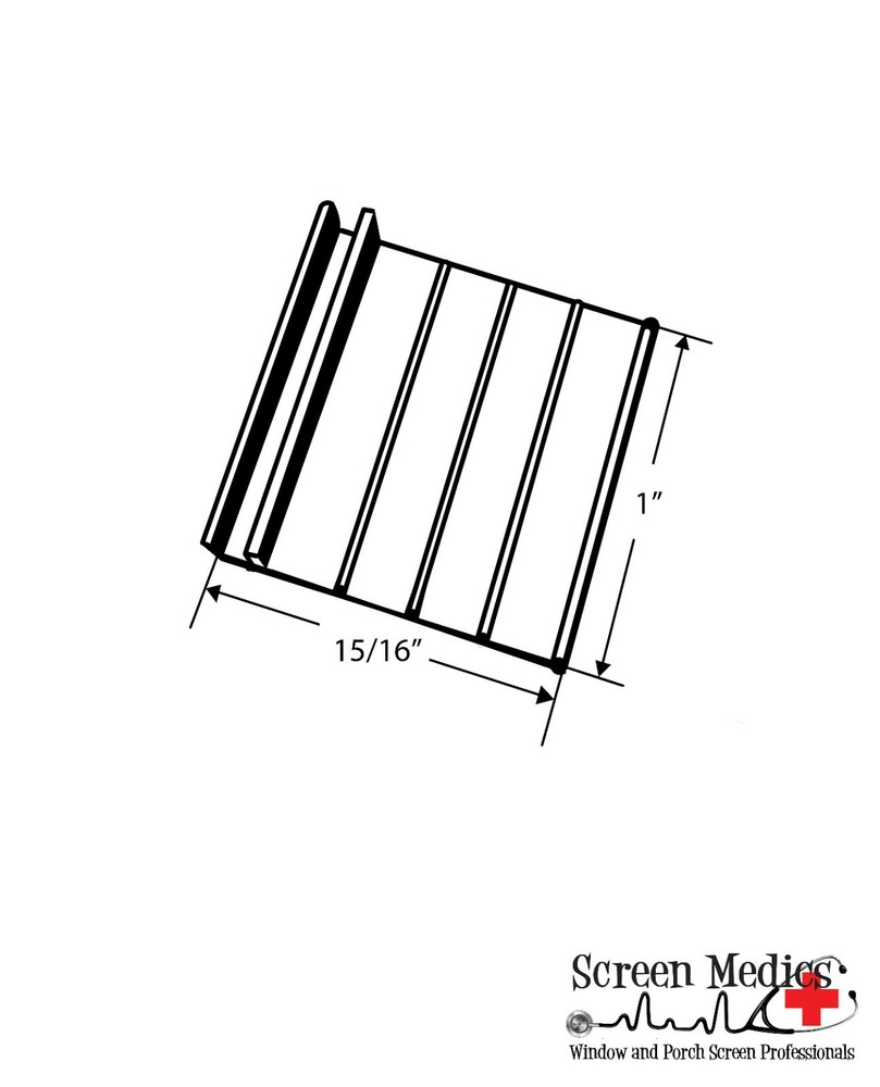 50 Pack - Black Hard PVC Pull Tabs for Window Screens