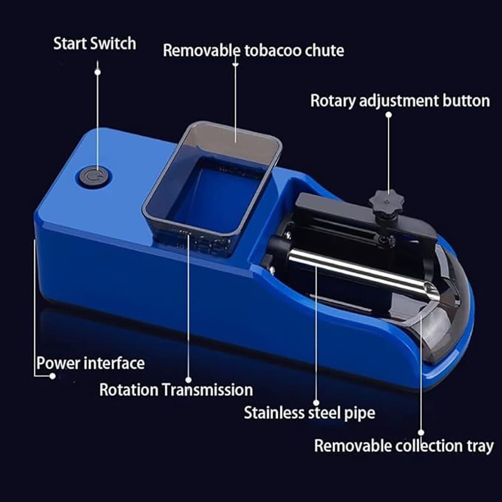 Automatic Electric Cigarette Rolling Machine Cigarette Injector Maker DiameterUS