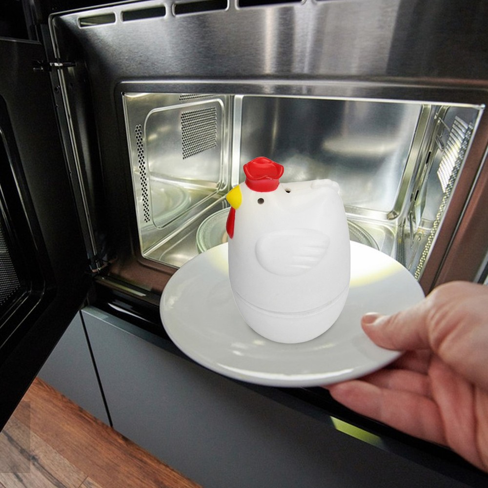 Chicken Shaped Microwave Egg Boiler Microwavable Egg Poacher Egg Cooking Tool