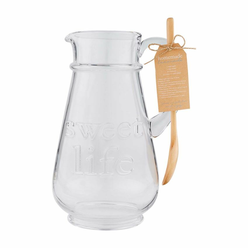 Mudpie - Sweet Life Glass Pitcher Set - 45500061