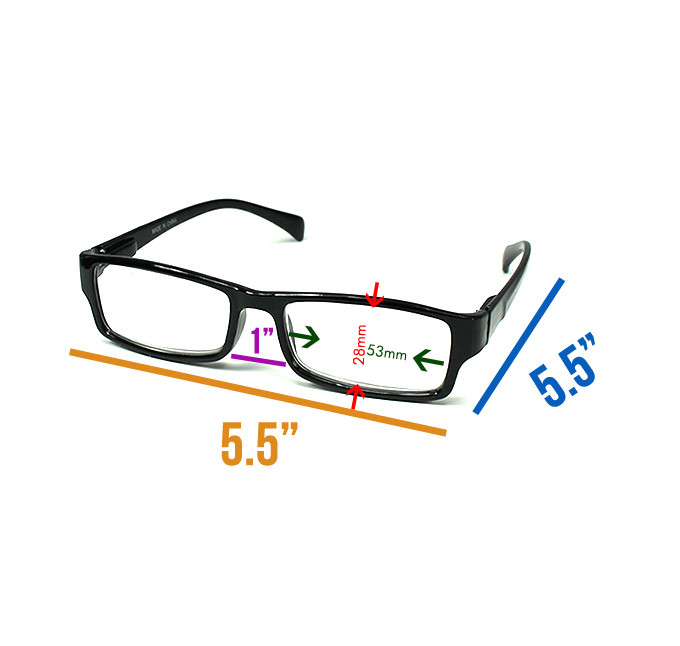 6-pack Spring Hinges Reading Glasses Unisex (5+1 Sunglasses Reader)