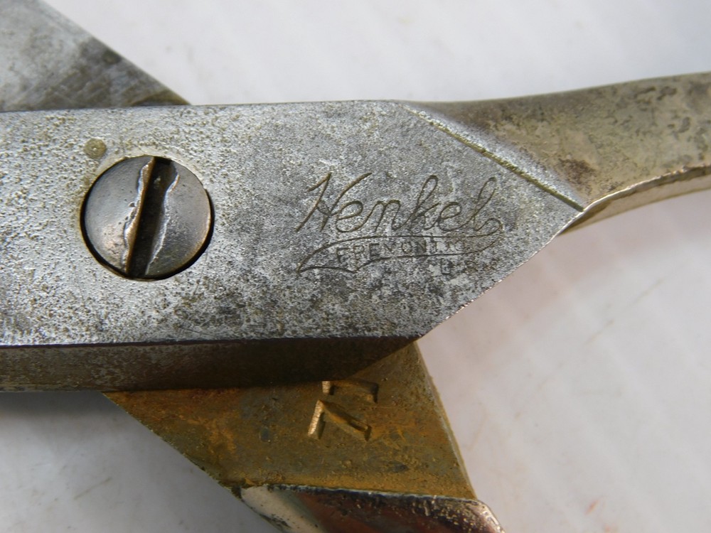 Vintage Heckels 12" Scissors, sewing scissors