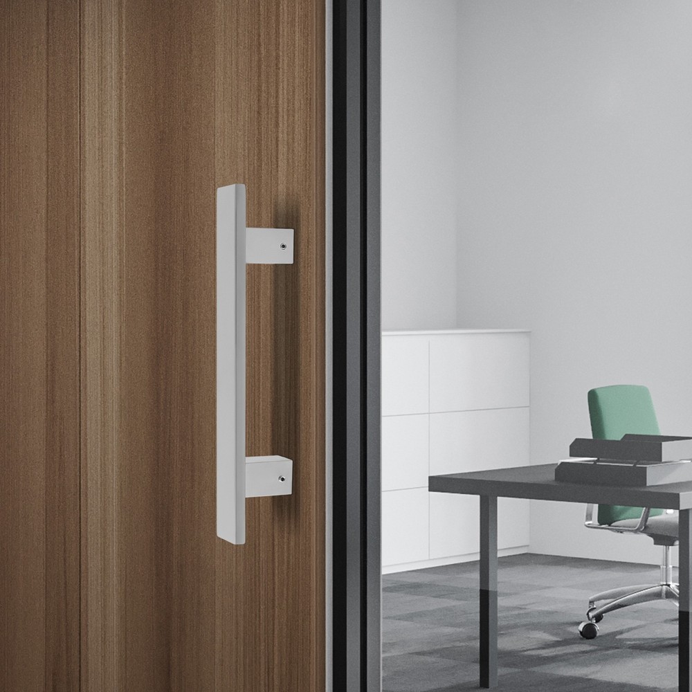 H-shaped Handle Sliding Door Handle Dual Sided Push Pull Handle Stainless Steel